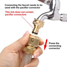 4 Inch Quick Threaded Tap Connector Adaptor Universal Home Car Garden Water Hose Pipe Spray Kitchen Bathroom Garden Tools