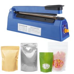 Sealers Electric Heat Sealing Machine Fast Heat Sealer Hand Press Vacuum Food Plastic Bag Bobo Ballons Impulse Sealer Packaging Machine