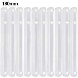 10pcs Draw Rail Plastic Drawer Slides For Cabinet Cupboard Drawer Runners 180/235/298mm Draw Runners Replacement Parts