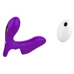 Finger Sex Toy with G spot Clitoris Vibrator, Couples Women Adult Sex Toys, Vibrating Mini G spot Clitoral Nipple Couple Vibrator Stimulator, Female Vibrators for Woman