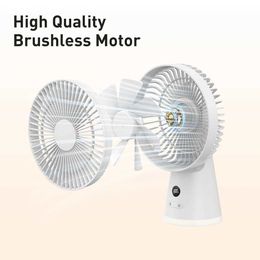 Electric Fans Vissko 2024 New Summer Desktop Wall Mounted Mini Small Fan Rechargeable Folding Electric Fan USB Fan