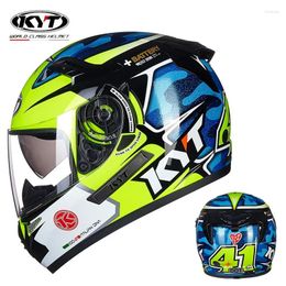 Motorcycle Helmets KYT K2 Helmet Big Tail Men's Four Seasons Universal Adult Full Motocross Casco Moto