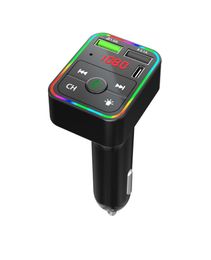 FM Transmitter Handsfree Bluetooth 5.0 Car MP3 Player Wireless Aux o Receiver Modulator Dual USB 3.1A +PD Charger Car-Kit7999743