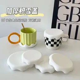 Wine Glasses Cup Cover Food Grade Silicone Dust-proof Snowflake Thickened Mug Universal Snow Top