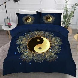 Bedding Sets Yin And Yang Tai Chi Balance Duvet Cover 2/3 Piece Teens Boys Comforter Custom Quilt Pillowcase