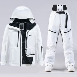 Super Warm Ski Jacket Pant for Women, Snowboard Clothing, Trouser, Waterproof, Windproof, Breathable, Unisex, Outdoor Sport Wear