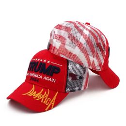 2024 Trump Hat U.S 대통령 선거 모자는 미국 백 캡 조정 가능한 속도 리바운드 면화 스포츠 모자 새로운