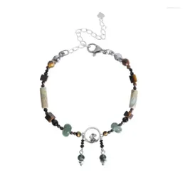 Charm Bracelets Imitation Beaded Fashion Adjustable Wristband Elegant Bangle Jewellery Tassels