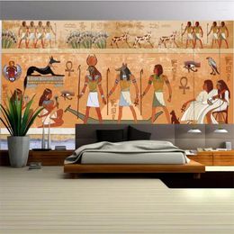 Wallpapers Mural Papel De Parede Para Quarto Custom Wallpaper Ancient Egyptian Backdrop Wall Papers Home Decor Po