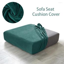 Chair Covers Velvet Sofa Cushion Cover For Living Room Elastic Soft Solid Colour Furniture Protector Stretch Decor Couch