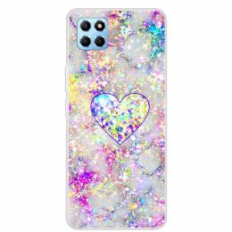 Cases For Honour X6A 4G Cover Clear Marble Soft TPU Silicone Phone Covers for Huawei Honour X6A Case HonorX6a X6 a WDY-LX1 Bumper