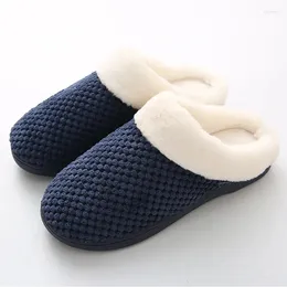 Casual Shoes Memory Foam Slip-on House Indoor 2024 Winter Women Warm Cushioned Slippers Women's Lamb-hug Comfy Fleece