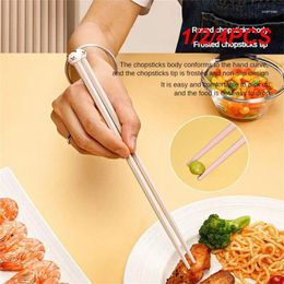 Chopsticks 1/2/4PCS Durable Pet Glass Fibre High Temperature Resistant Easy To Disinfect Suitable For Home Use Metal