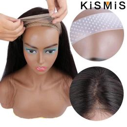 KISMIS 1PC Headband Adjustable Silicone Wig Band For Lace Frontal Wigs Silicone Band High Elasticity Rubber Hair Wig Band