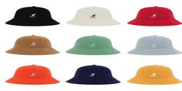 Kangaroo Kangol Fisherman Hat Sun Hat Sunscreen Embroidery Towel Material 3 Sizes 13 Colours Japanese Ins Super Fire Hat24286472871805