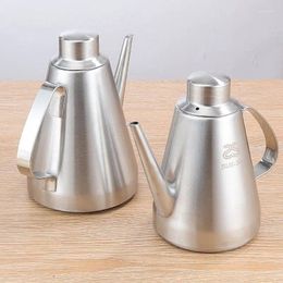 Storage Bottles 304 Food Grade Stainless Steel Oil Pot Kitchen Bottle Household Cooking Philtre Does Not Leak Non-slip Handle