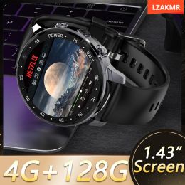 Watches 2023 128G A3 Global Version 4G NET Smartwatch Android OS 800mAH Battery 1.43" Screen Blood Pressure GPS Location Men Smart Watch