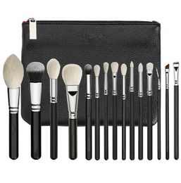 ZOEVA New Luxe Complete Set 15 pieces Brushes For face Eyes Clutch NIB 2010076935421