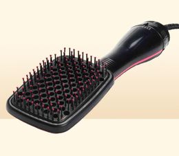 Hair Curlers Straighteners Hair dryer Air Brush Styler and Volumizer Hair Straightener Curler Comb Roller One Step Electric Io1921608