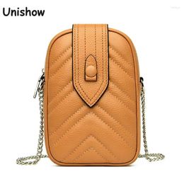 Bag Mini Women Shoulder Bags Genuine Leather Small Lady Crossbody 2024 Designer Casual Phone Purse Female Messenger