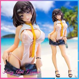 Comics Heroes Toshiue Kanojo illustration by Kekemotsu 1/6 PVC Sexy Girl Figure Adult Collection Anime Model Toys Doll Gifts 240413