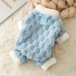 Dog Apparel Small Jumpsuit Autumn Winter Warm Sweater Pet Fashion Clothes Puppy Harness Cat Soft Pullover Poodle Yorkshire Chihuahua