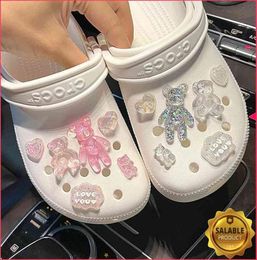 Rhinestone Bears Charms Designer DIY Animal Shoes Party Decaration Accessories for JIBS s Kid Women Girls Gifts3459418