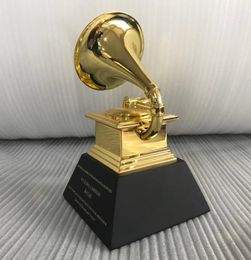 Grammy Award Gramophone Exquisite Souvenir Music trophy zinc alloy Trophy Nice gift Award for the Music Competition Shiping2285565