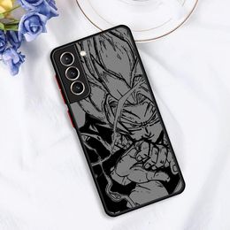 Anime D-Dragons Phone Case for Samsung Galaxy S23 Ultra S22 S20 FE S21 Plus 5G S10 Plus S22Ultra Matte Shockproof Armour Cover