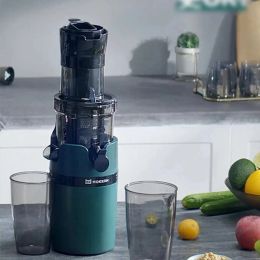 Juicers Large Calibre Slow Juicer Screw Cold Press Extractor Slag Juice Separation FilterFree Easy Wash Electric Fruit Juicer Machine