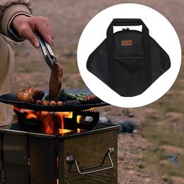 Bag Wear-resistant Cookware Accessories Side Pocket Baking Tray Bag Frying Pan Bag Outdoor Picnic Tool Grill Plate Carry Bag