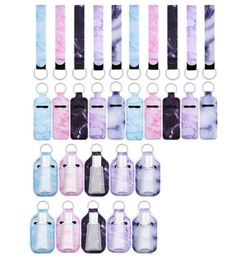 Keychains 30 Pieces Travel Bottle Keychain Holder Chapstick Reusable Containers Set With Wristlet Lanyards7919881