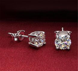 women Zircon diamond stud earrings silver crystal woman wedding ear rings fashion jewelry gift will and sandy5517387