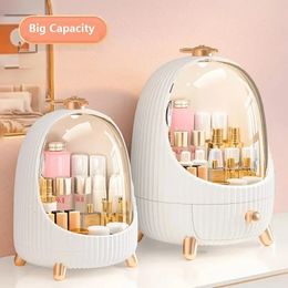 Cosmetic Storage Box Makeup Brush Bucket Lipstick Acrylic Skin Care Products Dressing Table Shelf Drawer Display Cabinet 240329