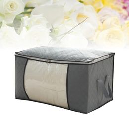 Storage Bags 2 Pcs Household Travel Organiser Under Bed Bamboo Charcoal Quilt Receive