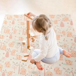 Carpets Splat Mat For Under High Chair Washable Spill Water-resistant Anti-slip Floor Splash Portable Children Play