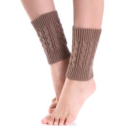 Women Winter Knitted Leg Warmers Boot Cuffs Trim Toppers Warm Soft Boot Match Gaiter Footmuff Foot Sleeve Ankle Warmers Stocking