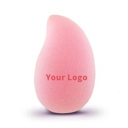 50pcs Custom Latex-free Pink Beauty Cosmetics Sponge Graient Fruit Peach Blue Avocado Makeup Blender Design Sponge 240410