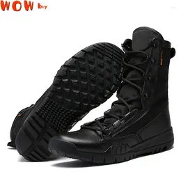 Fitness Shoes 2024 Boot Unsexs Climbing Training Lightweight Waterproof Tactical Boots Outdoor Hiking Breathable Comfortab Army