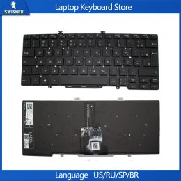 Keyboards Keyboard Brazilian BR For DELL Latitude L3400 5400 5401 5410 5411 P98G 7410 7400 036H3M 36H3M Teclado Backlit Laptop Keyboard