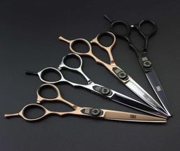 new arrival professional barber hair cutting scissors KASHO GF60 55 inch60 inch 6CR silverblackrose golden9264226