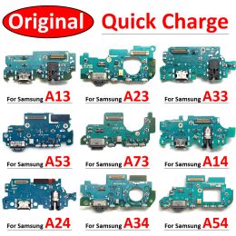 For Samsung A13 A23 A33 A53 A73 A14 A24 A34 A54 4G 5G USB Charging Port Dock Charger Connector Board Flex Cable