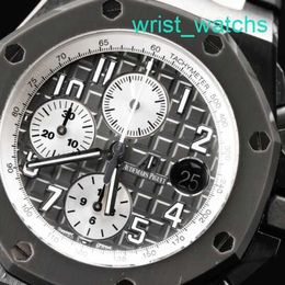 AP Wrist Watch Chronograph Oak Tree Offshore 26470IO Cement Grey Colour Matching 42mm Single Gauge