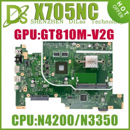 Motherboard KEFU X705NC Mainboard For ASUS Vivobook 17 X705NC Laptop Motherboard X705N X705NA X705 W/N3350 N4200 CPU GT810M/UMA 100% Tested