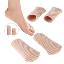 7CM Fabric Gel Tube Cushion Corns and Calluses Toe Protector Hallux Valgus Orthopedics Bunion Guard for Feet Care insoles318V6528525