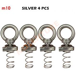 4 Sets M8 M10 T Track Bolts T Slot Bolts Anchoring Kit for Ropes Anchoring Tie Down Straps Eye Bolt tie Down Anchor Awning