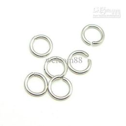 100pcslot 925 Sterling Silver Open Jump Ring Split Rings Accessory For DIY Craft Jewellery Gift W50089631017