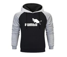 New Funny Cute Raglan Hoodies Homme Pumba Men Mens Hoodies Hip Hop Cool Men039s Streetwear Autumn Winter Fashion Sweatshirt LJ24424987