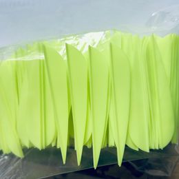 50 Pcs 3inch Rubber Arrow Feathers Water Drop Shape Cut Fletching Vane Arrow DIY Arrows Accessories