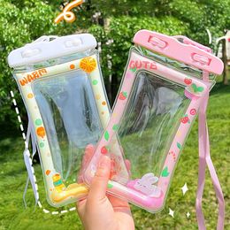 Waterproof Phone Pouch Drift Diving Swimming Bag Underwater Dry Bag Case Cover For Phone Water Sports Beach Pool Skiing